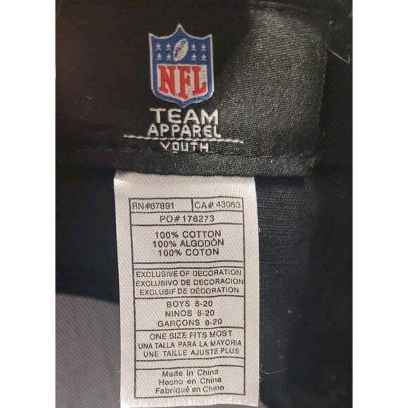 NFL Cincinnati Bengals Embroidered Black Snapback Youth Hat Team Apparel Cap - Picture 5 of 6